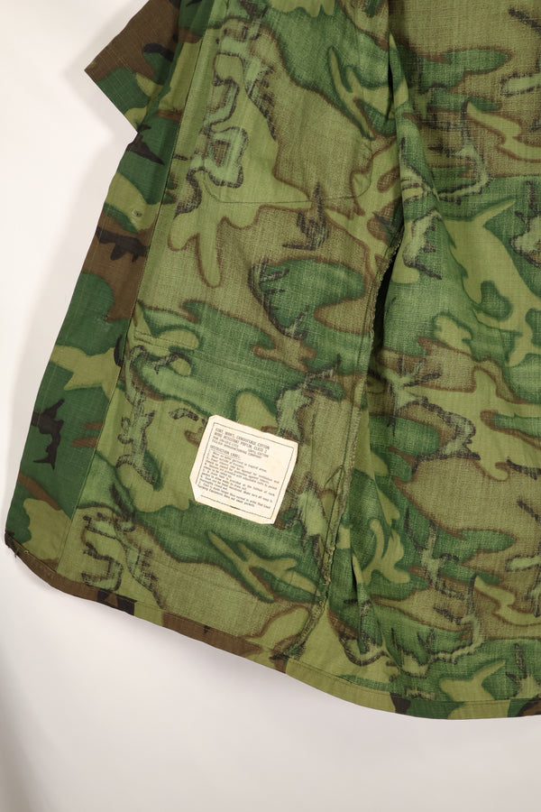 1969年契約　S-S　アメリカ空軍　少佐　ERDL　リップストップ　ジャケット　テイラー有　中古品