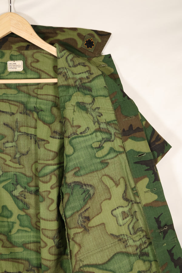 1969年契約　S-S　アメリカ空軍　少佐　ERDL　リップストップ　ジャケット　テイラー有　中古品