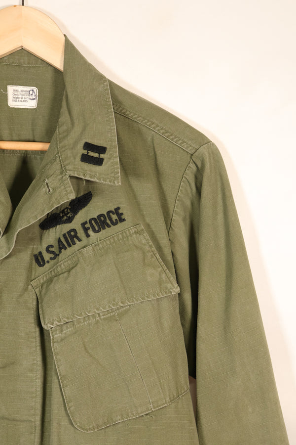 1969年契約　S-R　USAF　アメリカ空軍　4th Model ジャングルファティーグジャケット　中古品