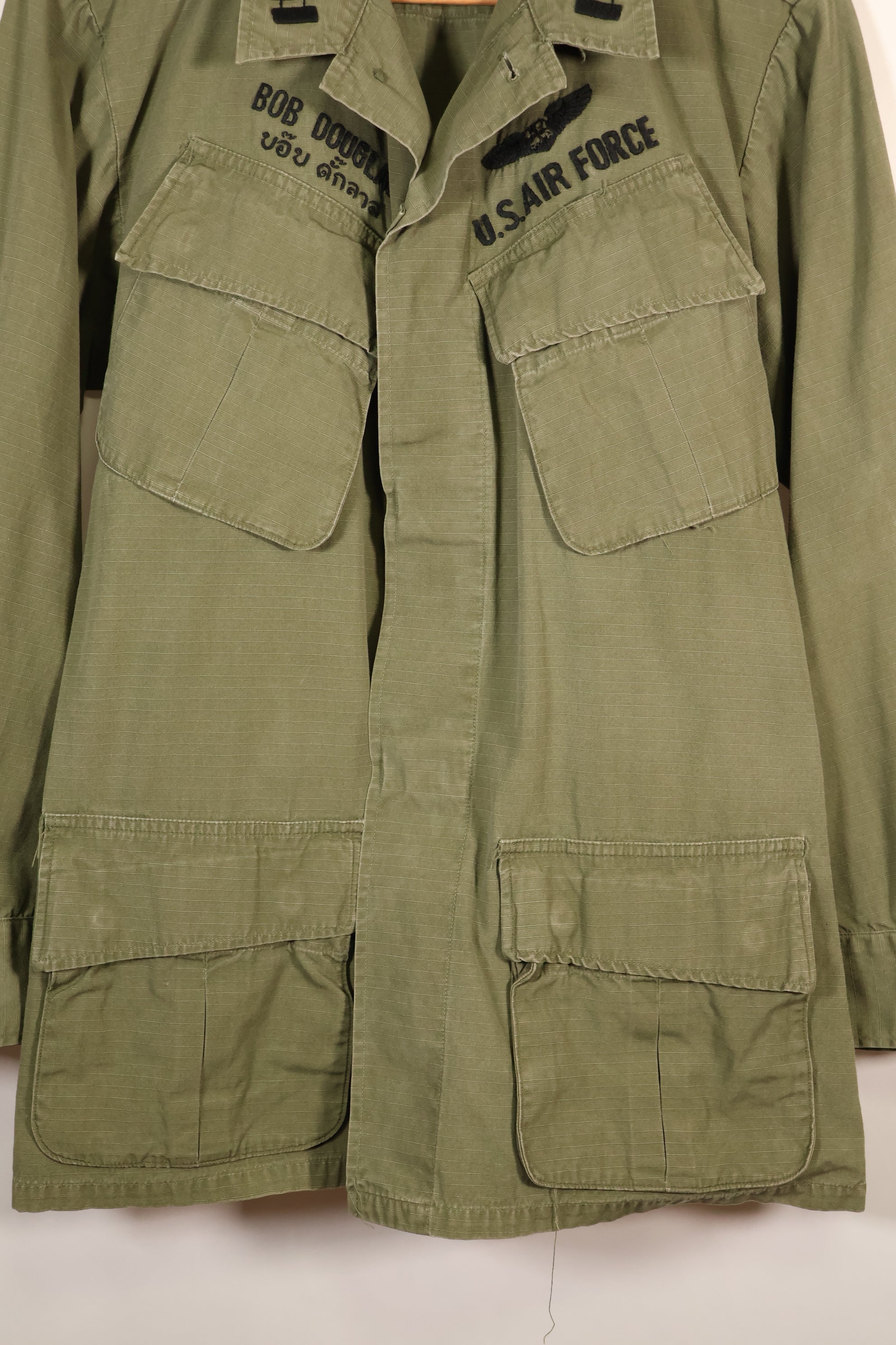 1969年契約　S-R　USAF　アメリカ空軍　4th Model ジャングルファティーグジャケット　中古品