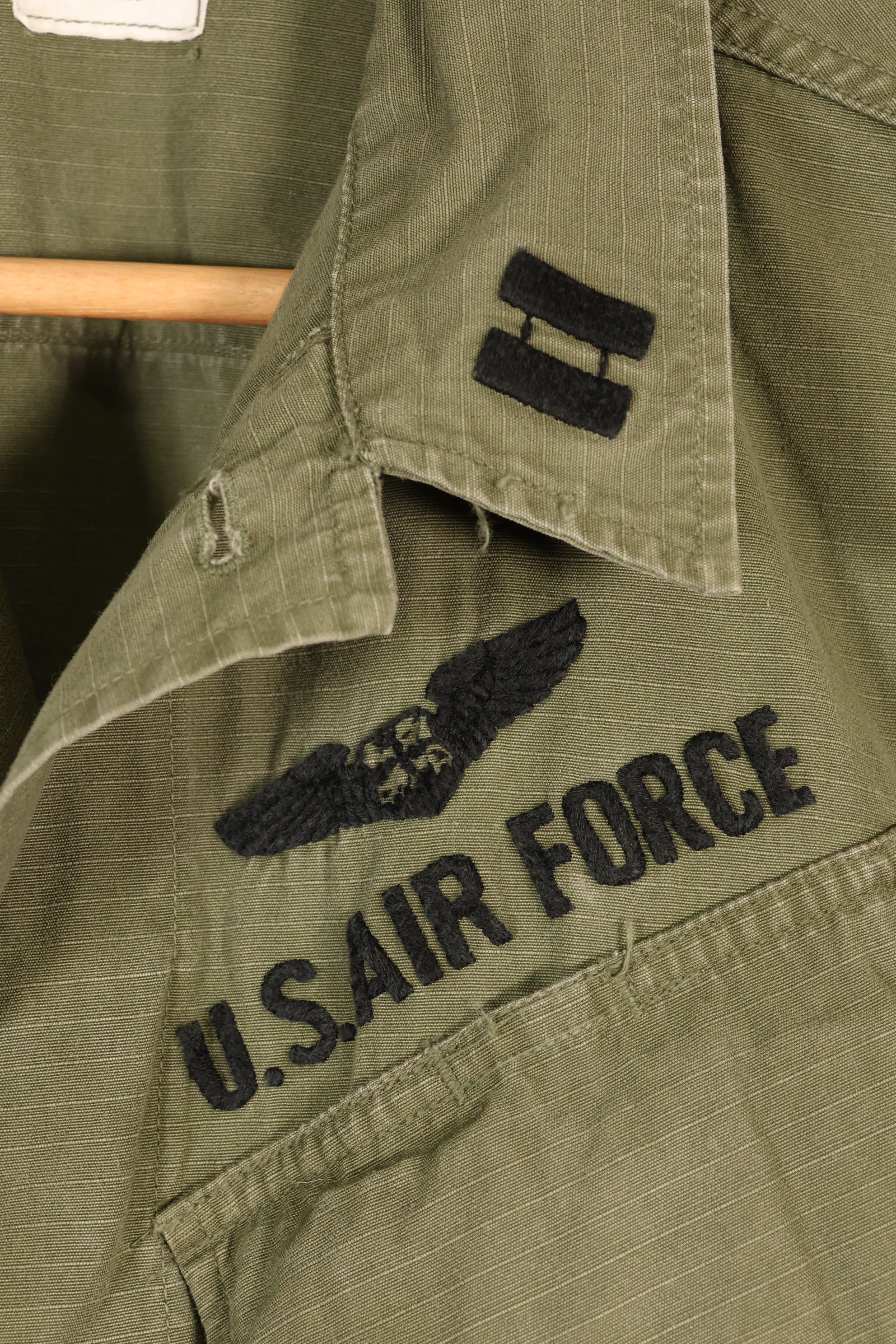 1969年契約　S-R　USAF　アメリカ空軍　4th Model ジャングルファティーグジャケット　中古品