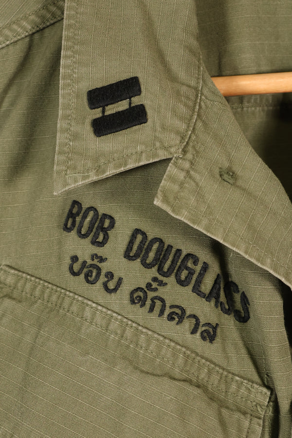 1969年契約　S-R　USAF　アメリカ空軍　4th Model ジャングルファティーグジャケット　中古品