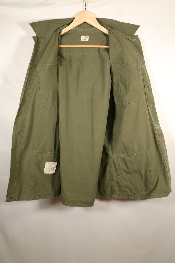 1968年契約　M-L US ARMY　4th Model ジャングルファティーグ　ジャケット　中古品