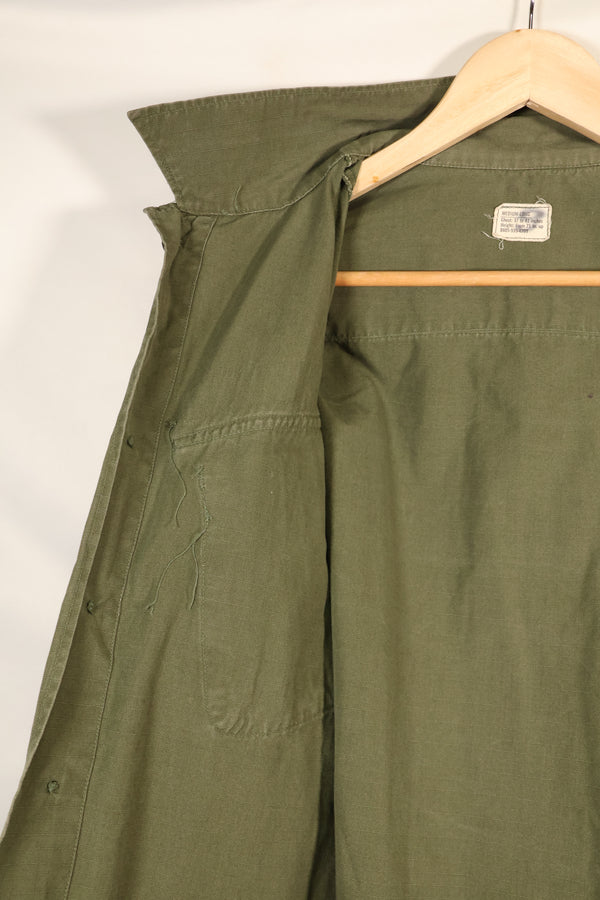 1968年契約　M-L US ARMY　4th Model ジャングルファティーグ　ジャケット　中古品