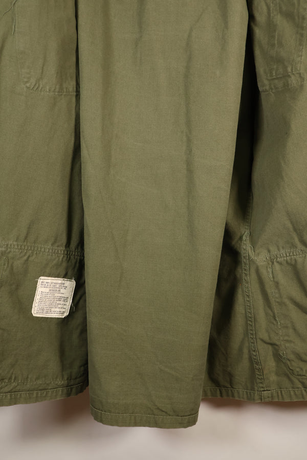 1968年契約　M-L US ARMY　4th Model ジャングルファティーグ　ジャケット　中古品