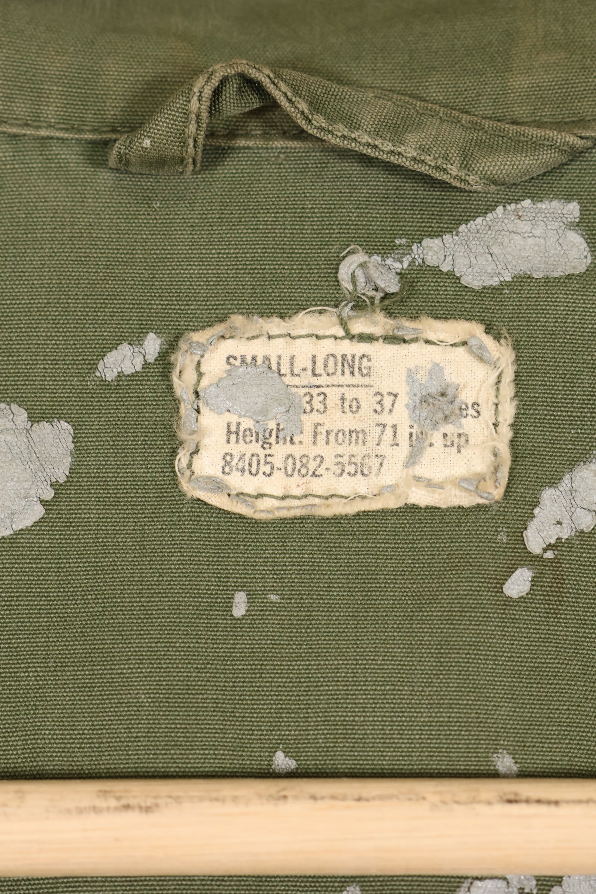 推定1965年頃　S-L　2nd Model ジャングルファティーグ　ジャケット　第25歩兵師団　パッチ付き　中古品