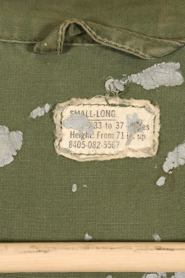 推定1965年頃　S-L　2nd Model ジャングルファティーグ　ジャケット　第25歩兵師団　パッチ付き　中古品