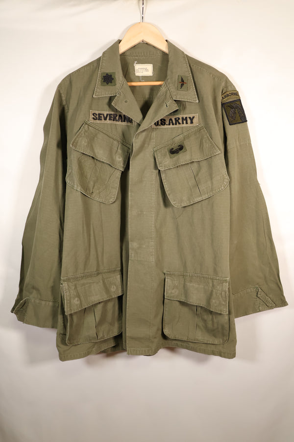 1969年契約　M-R　4th Model ジャングルファティーグ　ジャケット　パッチ後付け　中古品