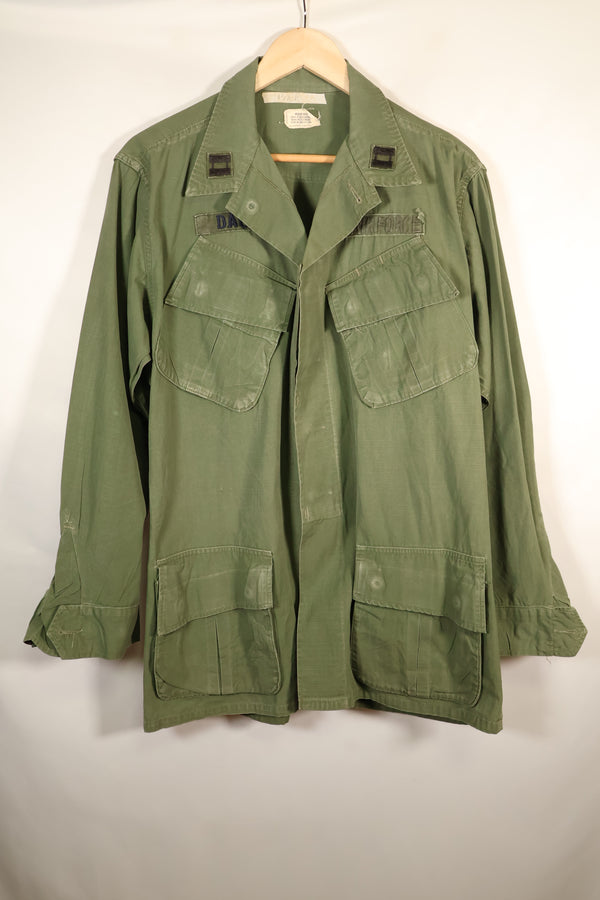 1969年契約　M-R　4th Model ジャングルファティーグ　ジャケット　パッチ後付け　中古品