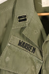 1967年契約　M-L　3rd Model ジャングルファティーグ　ジャケット　USAF 個人改造あり　中古品
