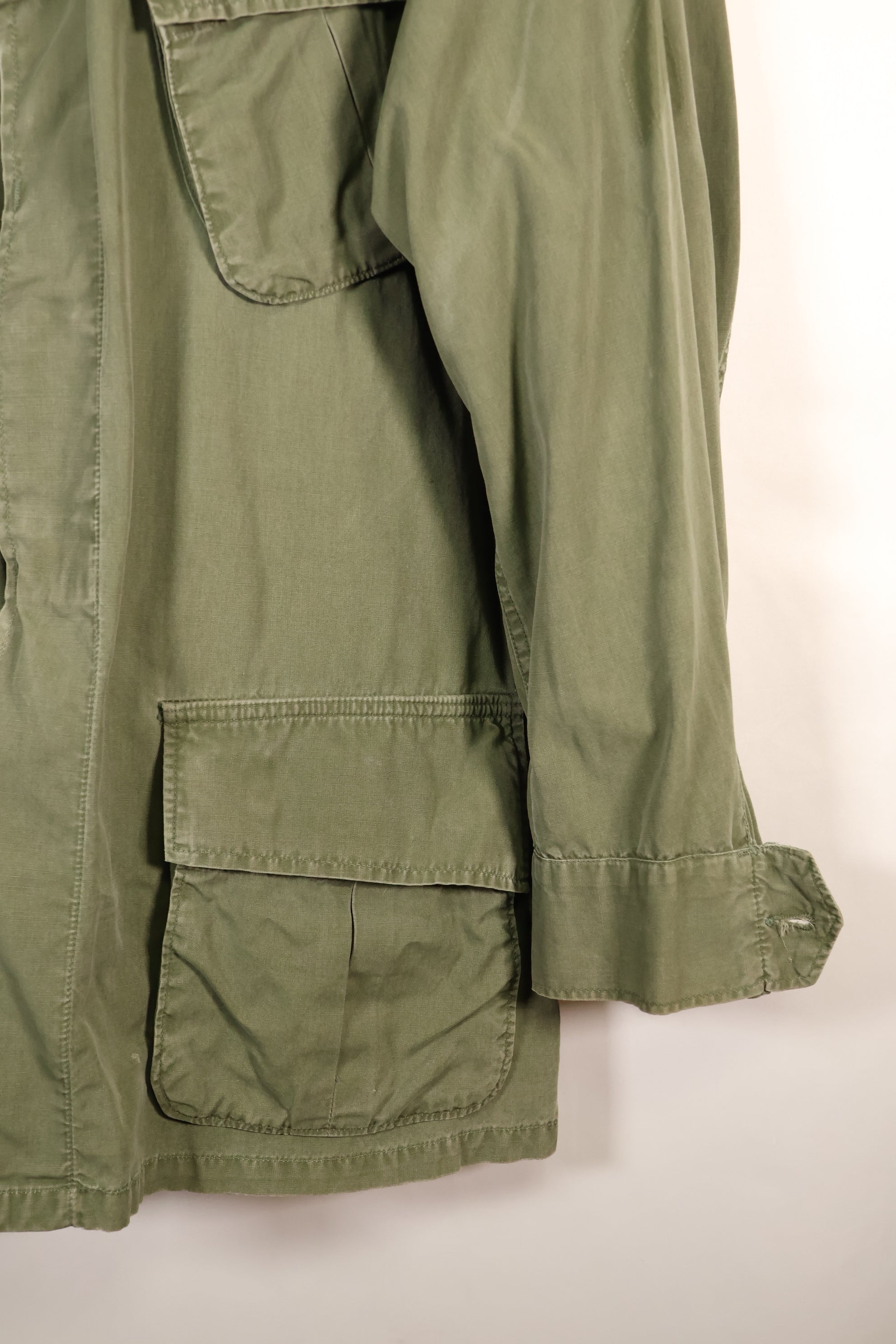 1967年契約　M-R　アメリカ陸軍　3rd Model ジャングルファティーグ　ジャケット　パッチ付　中古品
