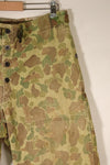 1940年代　WWII　USMC　P-44　フロッグスキン迷彩　ダックハンター　パンツ　補修あり　中古品
