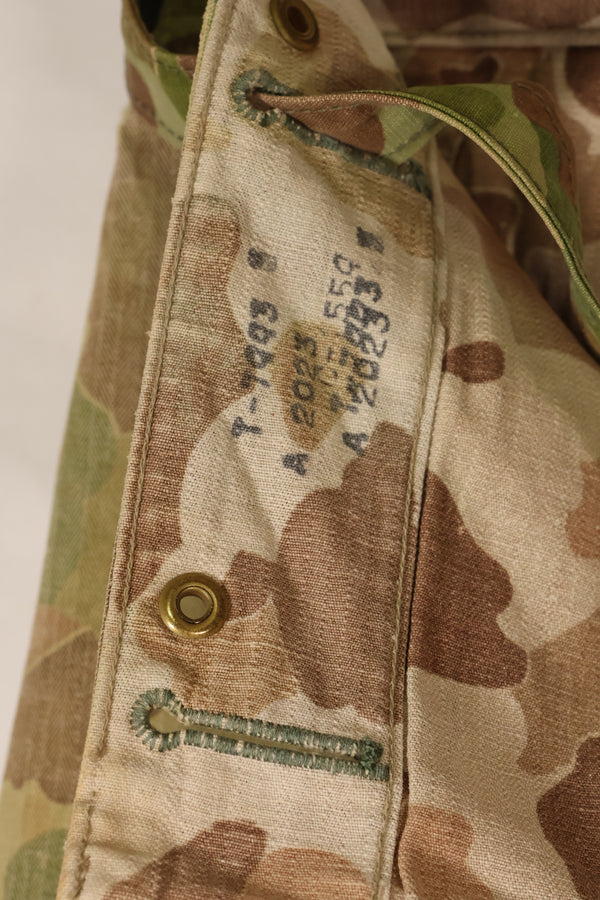 1940年代　WWII　USMC　P-44　フロッグスキン迷彩　ダックハンター　パンツ　補修あり　中古品