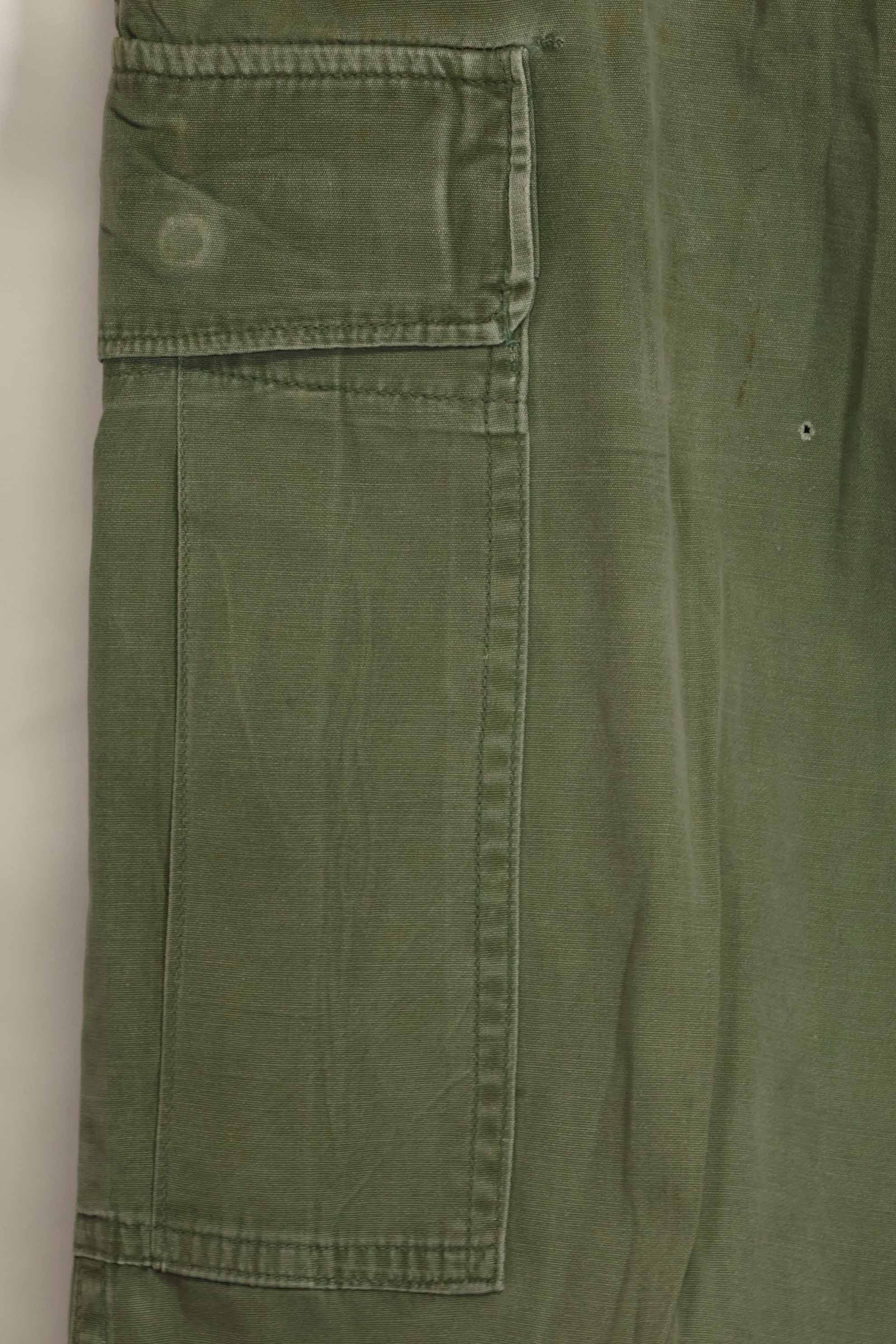 1960年代中頃　2nd Model ジャングルファティーグパンツ　元特殊部隊隊員放出　中古品　A