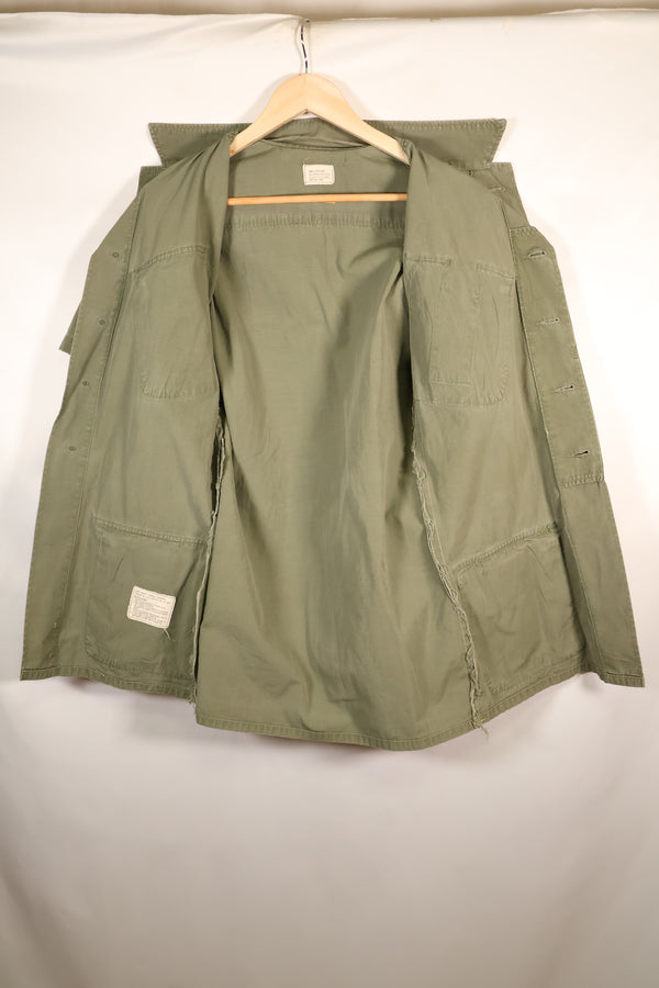 1966年〜67年契約　S-R　推定 USAF個体　3rd Model ジャングルファティーグ　ジャケット　半袖　中古品