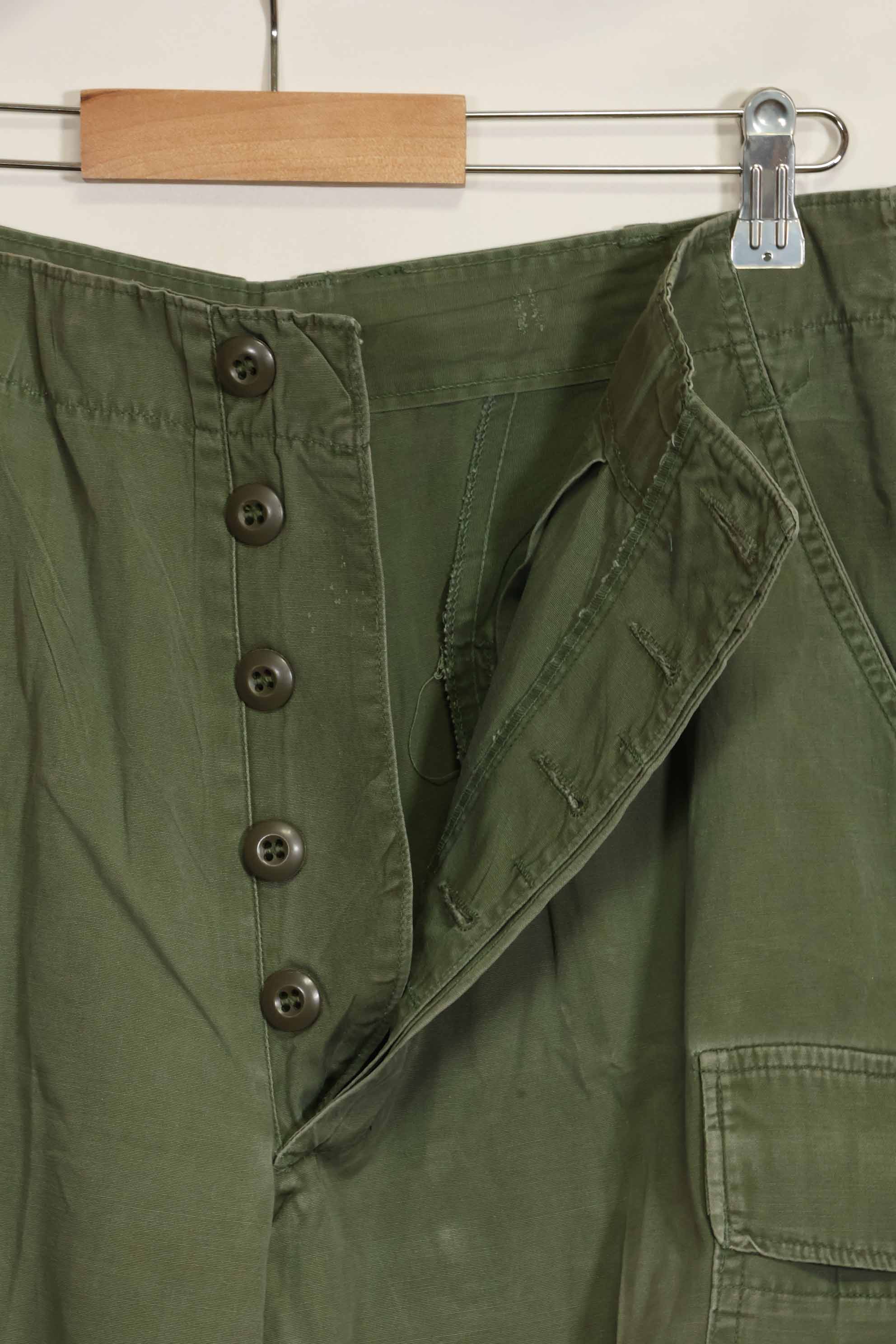 1960年代中頃　2nd Model ジャングルファティーグパンツ　元特殊部隊隊員放出　中古品　A