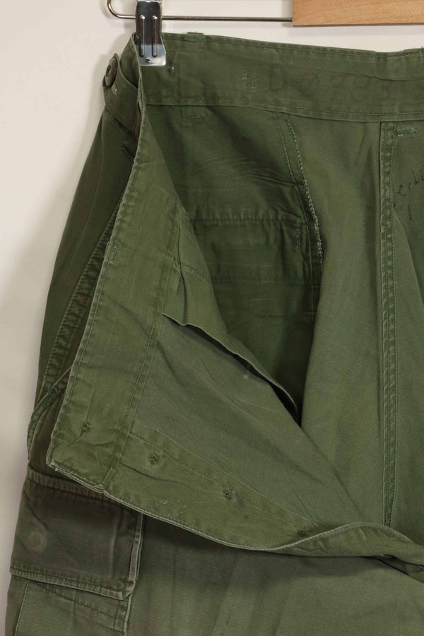 1960年代中頃　2nd Model ジャングルファティーグパンツ　元特殊部隊隊員放出　中古品　A