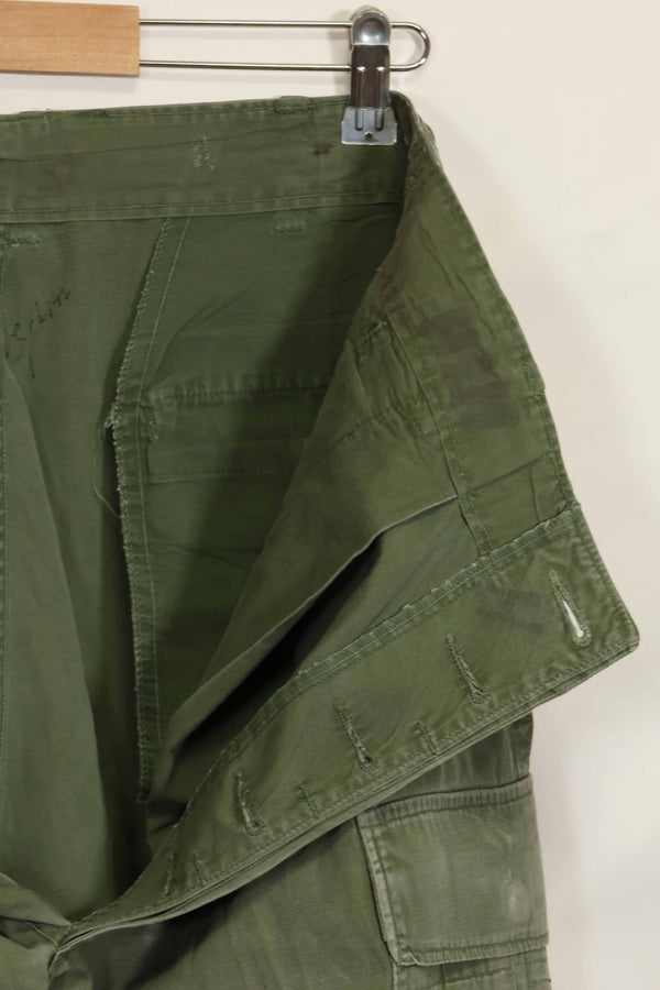 1960年代中頃　2nd Model ジャングルファティーグパンツ　元特殊部隊隊員放出　中古品　A