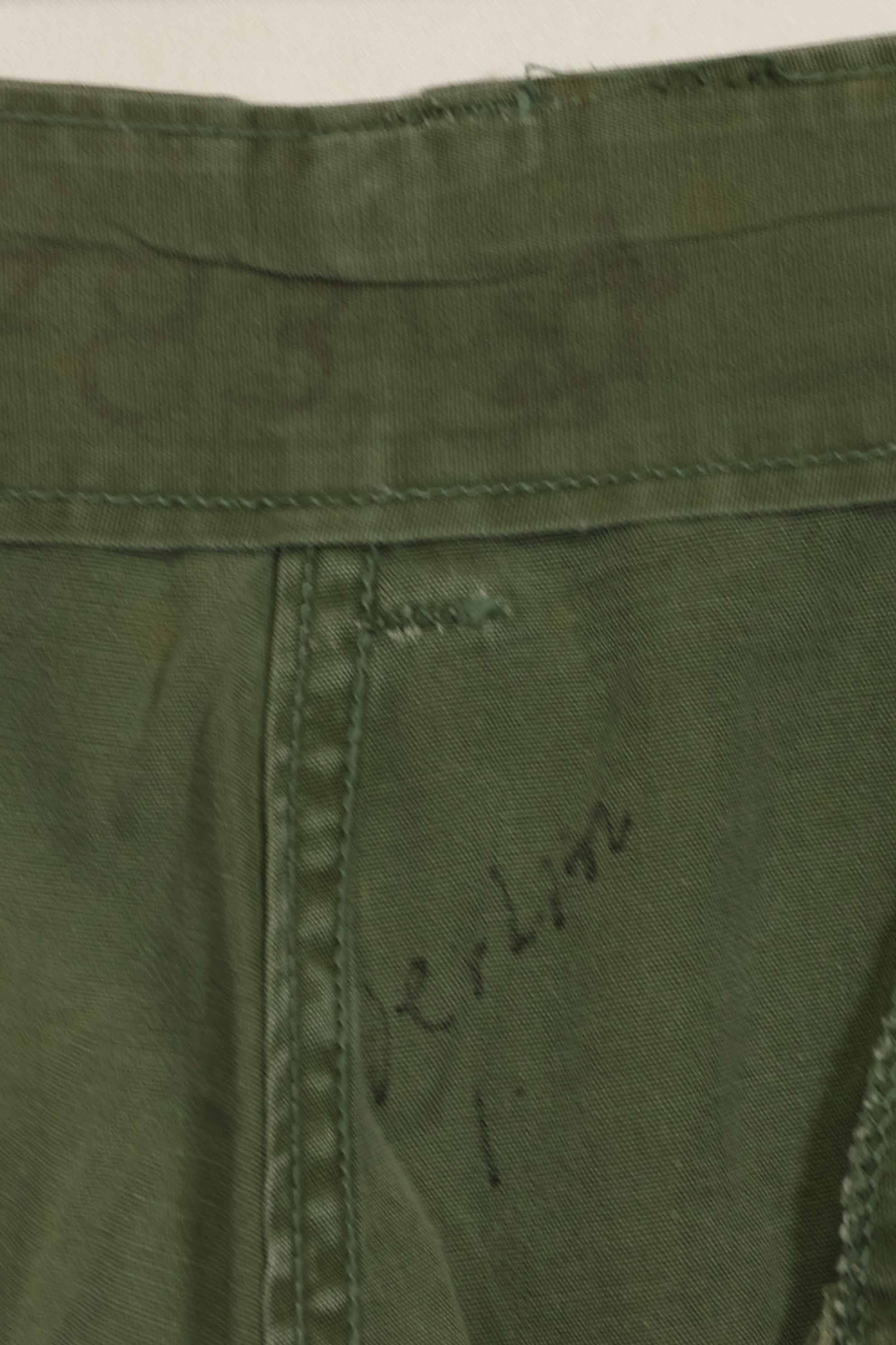 1960年代中頃　2nd Model ジャングルファティーグパンツ　元特殊部隊隊員放出　中古品　A