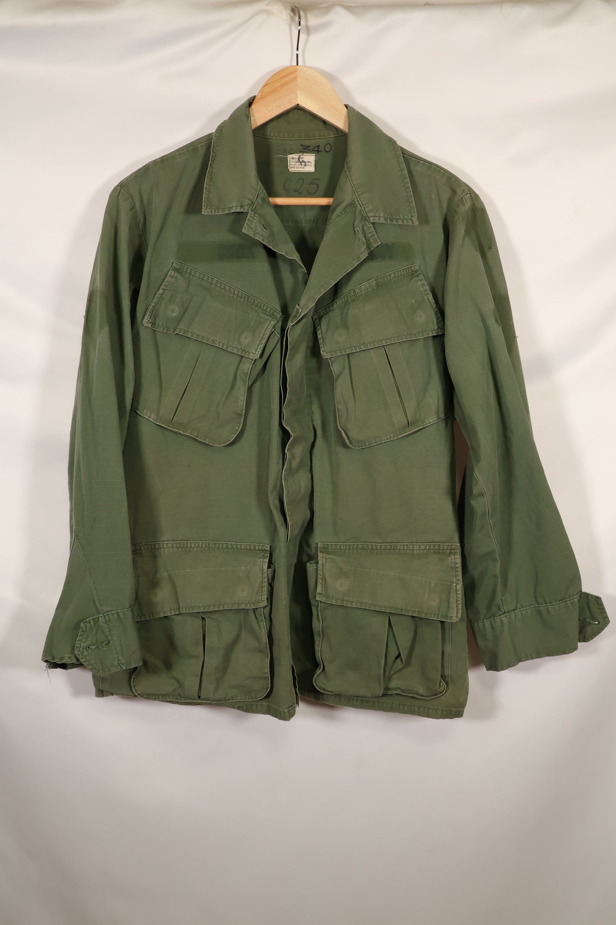 1969年頃　S-Sサイズ　4th Model ジャングルファティーグ　ジャケット　中古品　映画会社放出  C
