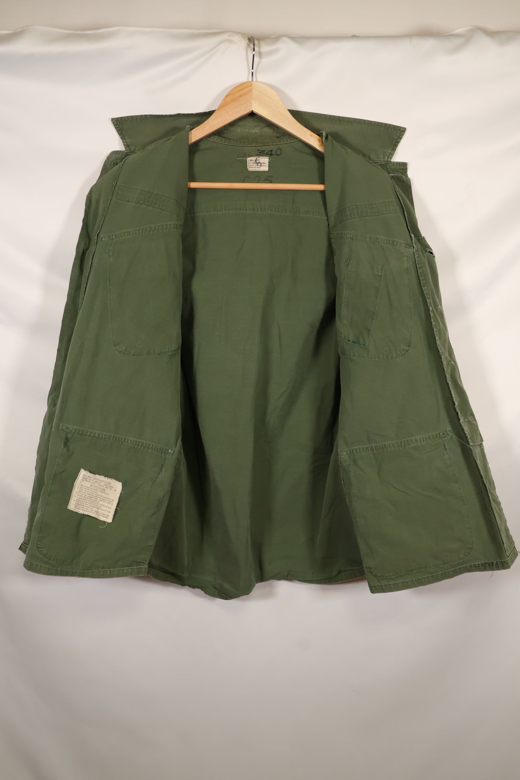 1969年頃　S-Sサイズ　4th Model ジャングルファティーグ　ジャケット　中古品　映画会社放出  C