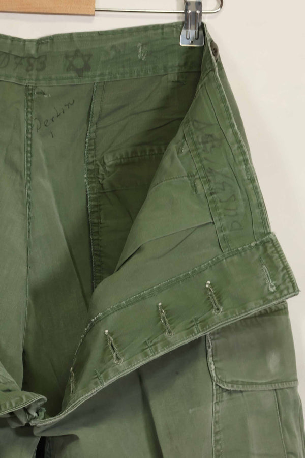1960年代中頃　2nd Model ジャングルファティーグパンツ　元特殊部隊隊員放出　中古品　C