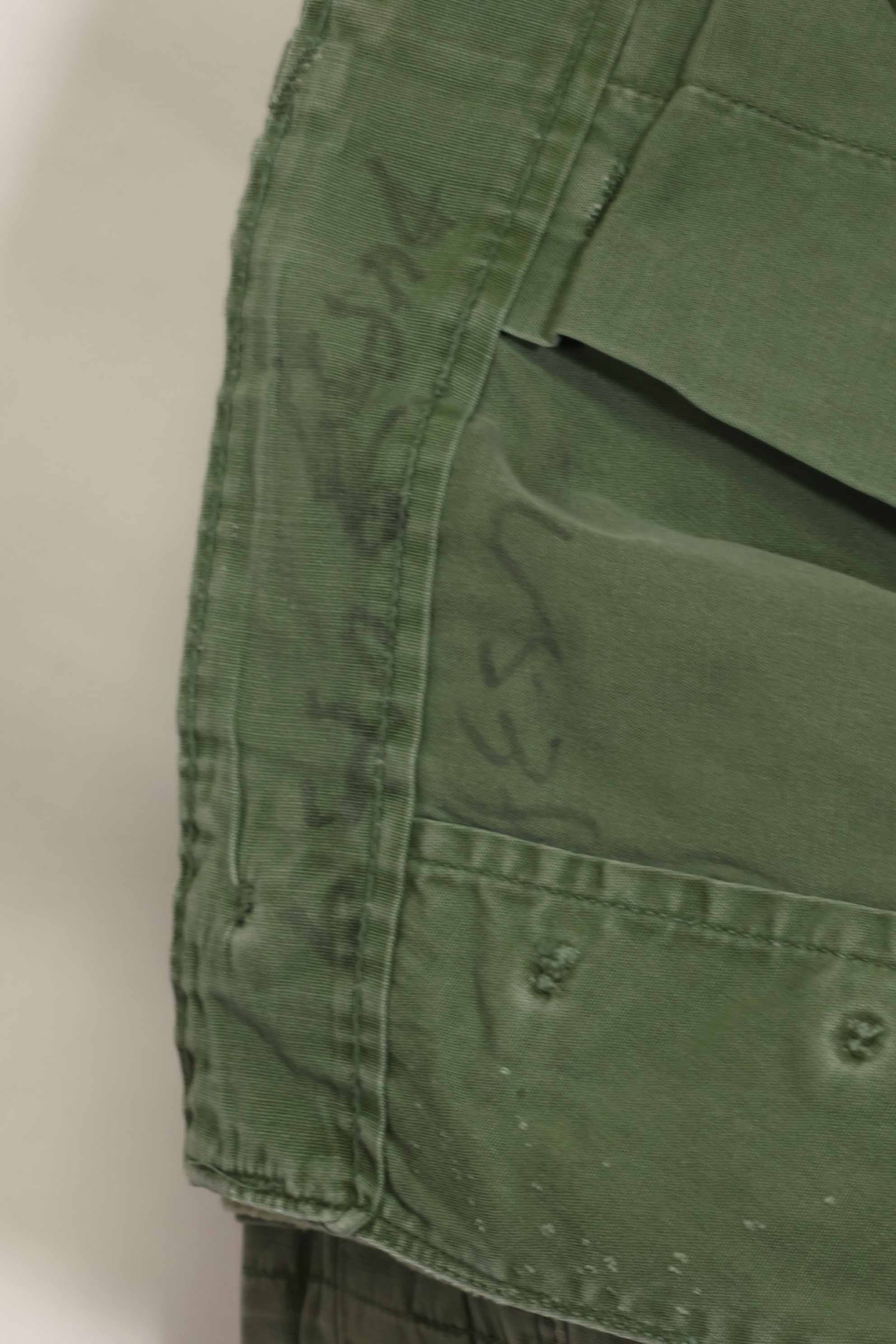 1960年代中頃　2nd Model ジャングルファティーグパンツ　元特殊部隊隊員放出　中古品　C