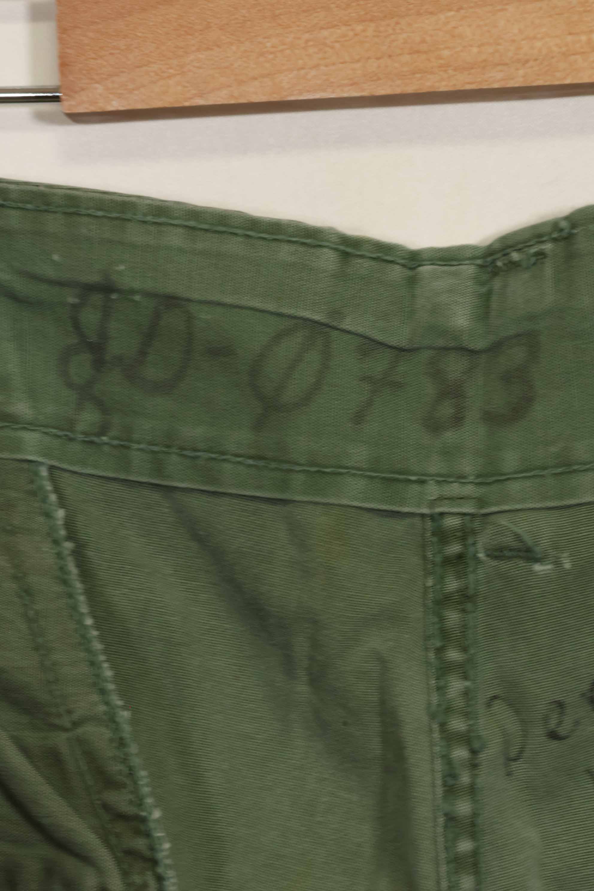 1960年代中頃　2nd Model ジャングルファティーグパンツ　元特殊部隊隊員放出　中古品　C