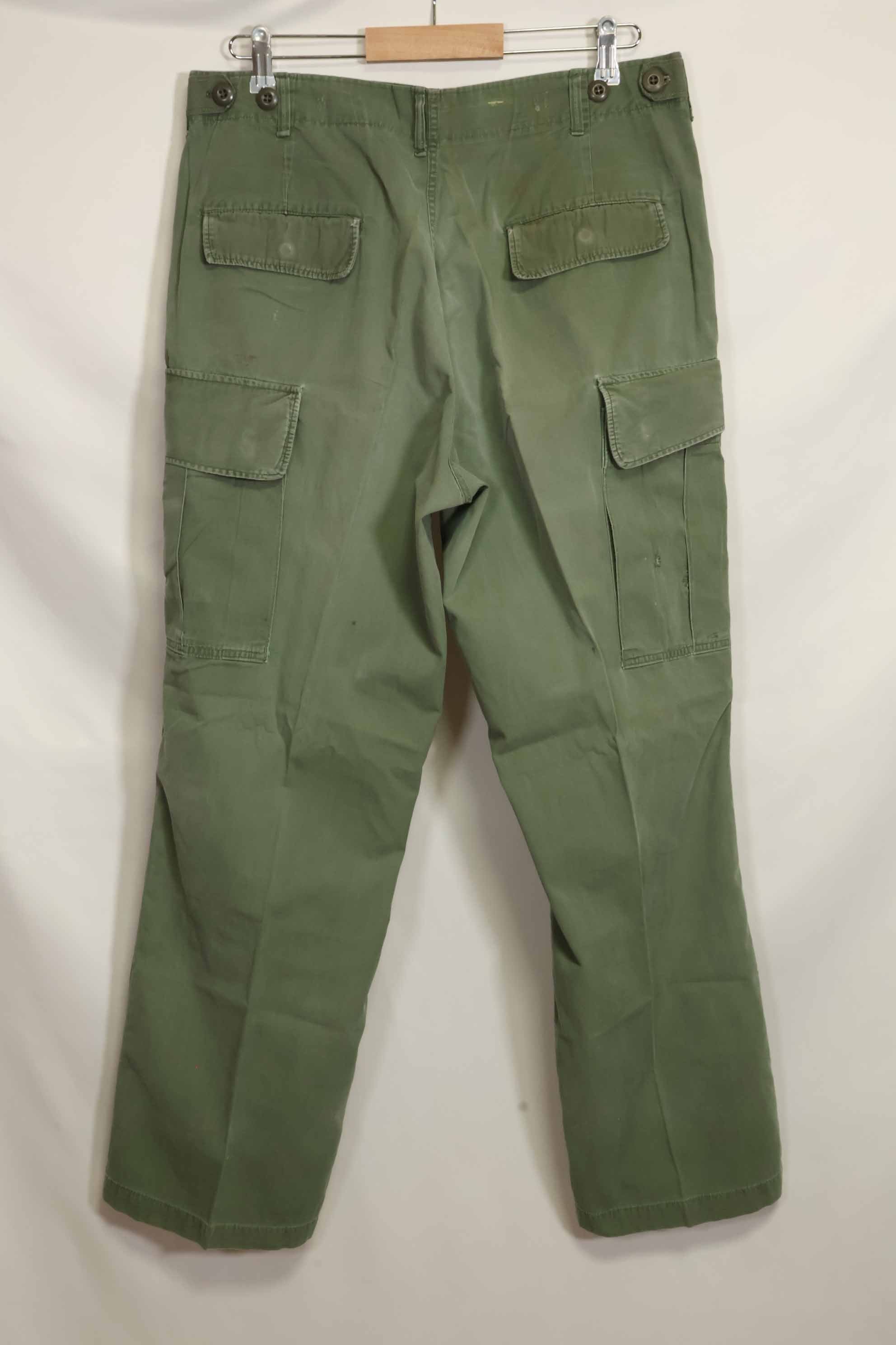 1960年代中頃　2nd Model ジャングルファティーグパンツ　元特殊部隊隊員放出　中古品　C