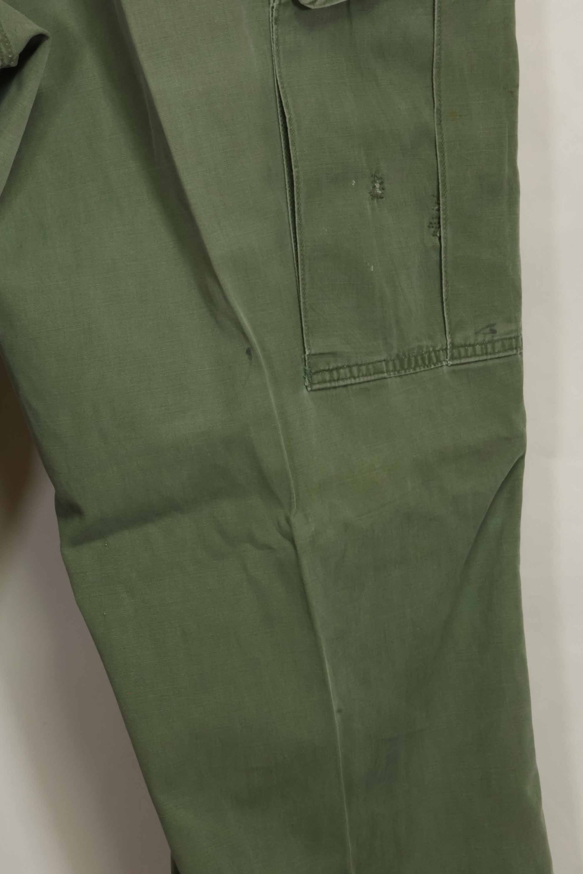 1960年代中頃　2nd Model ジャングルファティーグパンツ　元特殊部隊隊員放出　中古品　C