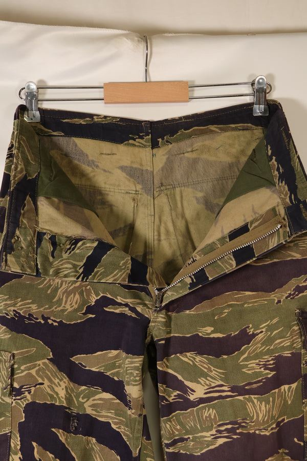 1960年代中頃　沖縄タイガー　USカット　タイガーストライプ　パンツ　退色少ない　中古品