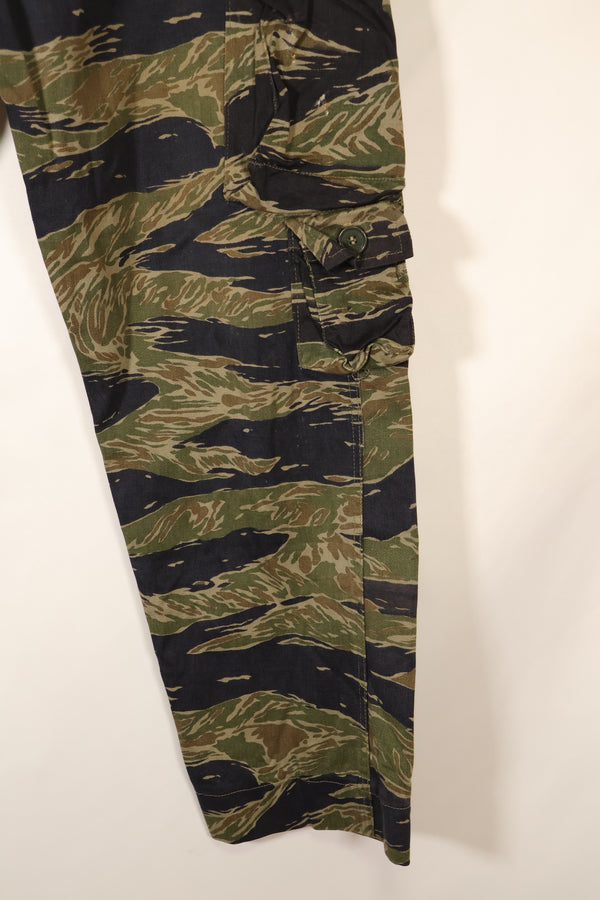 1960年代中頃　A-L　シルバータイガーパターン　Asian カット　パンツ　補修あり　中古品