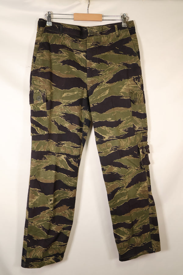 1960年代中頃　US-M　沖縄製　沖縄タイガーパターン　タイガーストライプパンツ　USカット　中古品