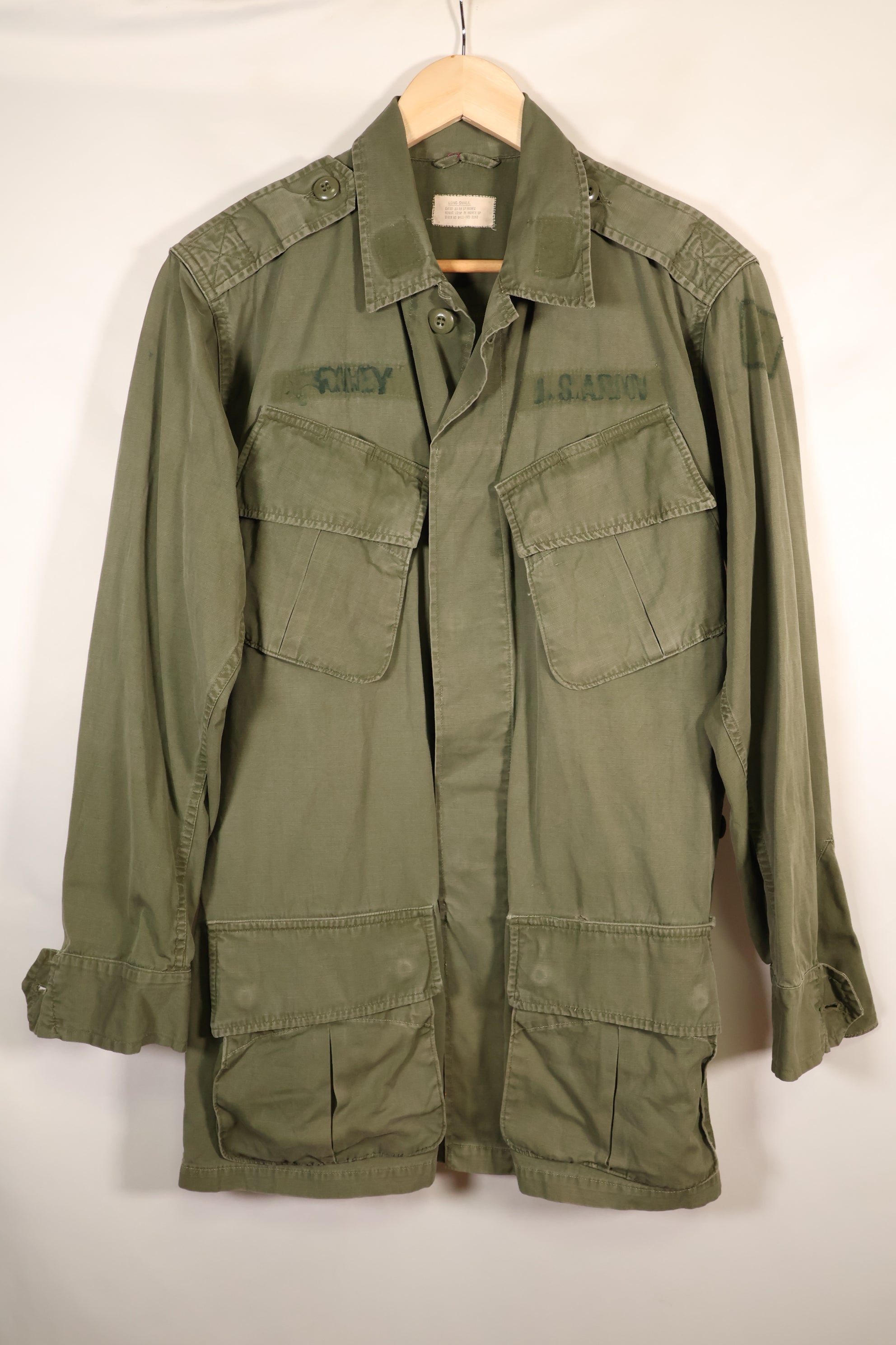 1965年頃　S-L　2nd Model ジャングルファティーグ　ジャケット　使用感強い　中古品