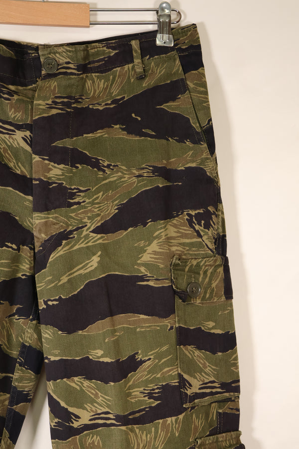 1960年代中頃　US-M　沖縄製　沖縄タイガーパターン　タイガーストライプパンツ　USカット　中古品