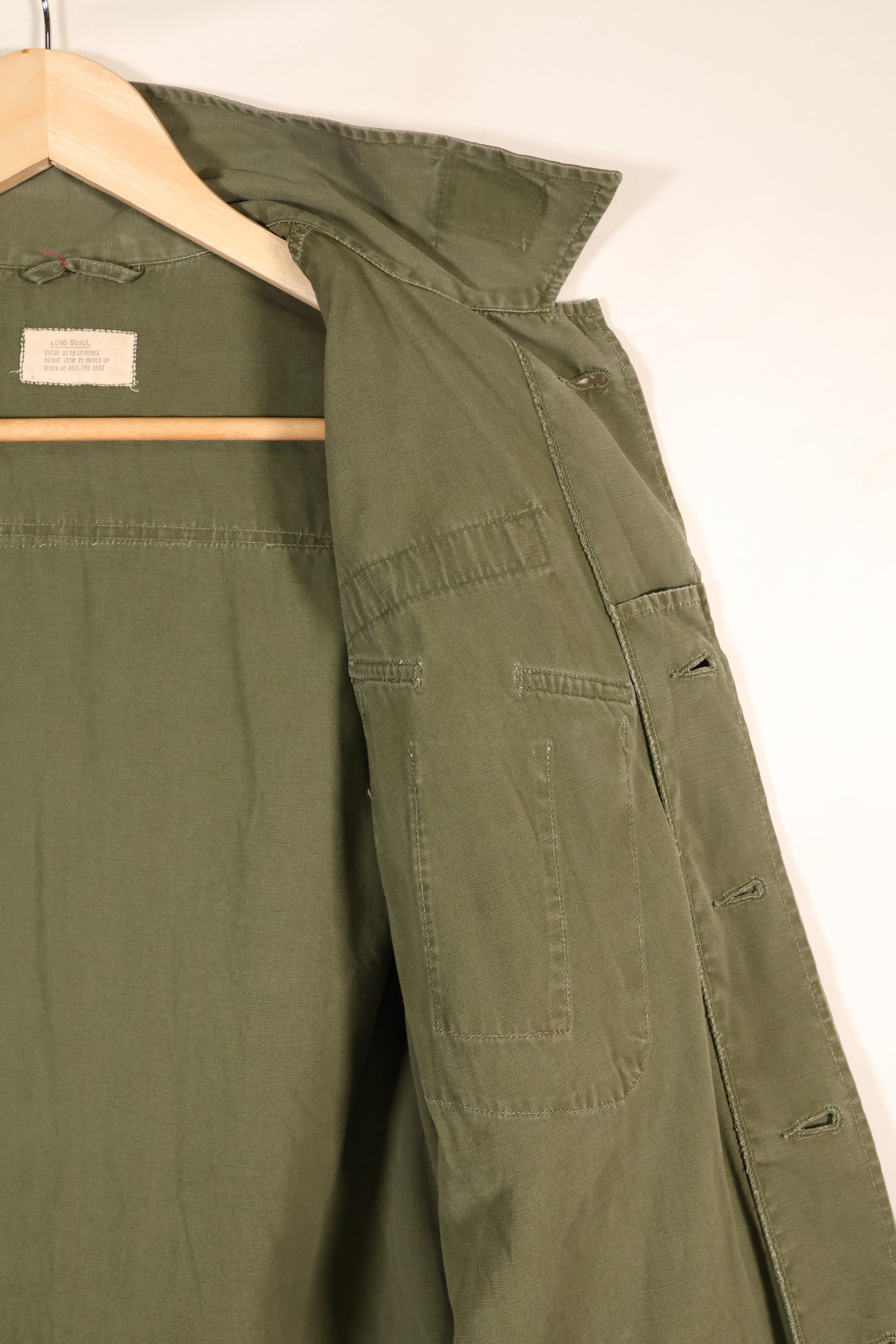 1965年頃　S-L　2nd Model ジャングルファティーグ　ジャケット　使用感強い　中古品