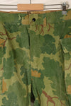 1960年代後半〜70年代前半頃　個人調達品　ミッチェル迷彩　USMC　WWII HBTパンツカット　リバーシブルパンツ　中古品
