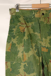 1960年代後半〜70年代前半頃　個人調達品　ミッチェル迷彩　USMC　WWII HBTパンツカット　リバーシブルパンツ　中古品