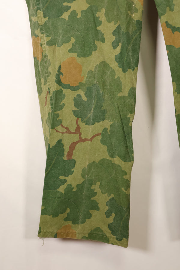 1960年代後半〜70年代前半頃　個人調達品　ミッチェル迷彩　USMC　WWII HBTパンツカット　リバーシブルパンツ　中古品