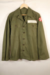1947年契約　SMALL　M-1947　HBT　ユーティリティシャツ　パッチ付き　中古品