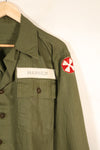 1947年契約　SMALL　M-1947　HBT　ユーティリティシャツ　パッチ付き　中古品