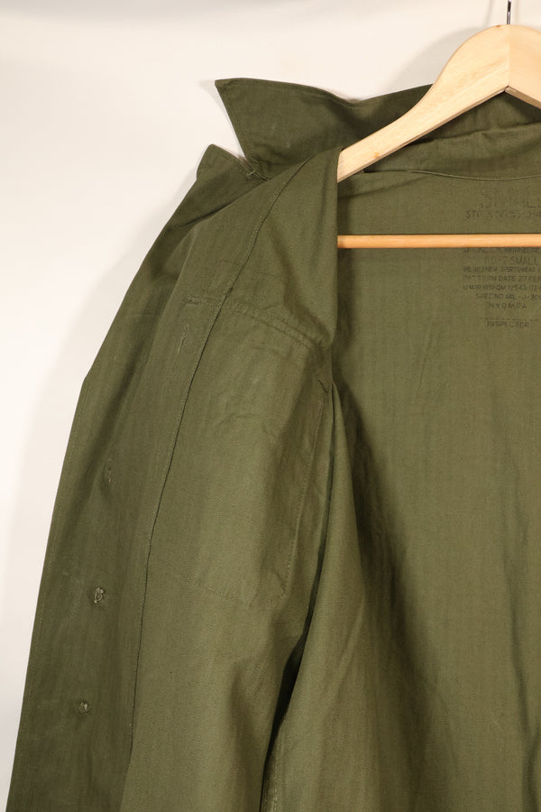 1947年契約　SMALL　M-1947　HBT　ユーティリティシャツ　パッチ付き　中古品