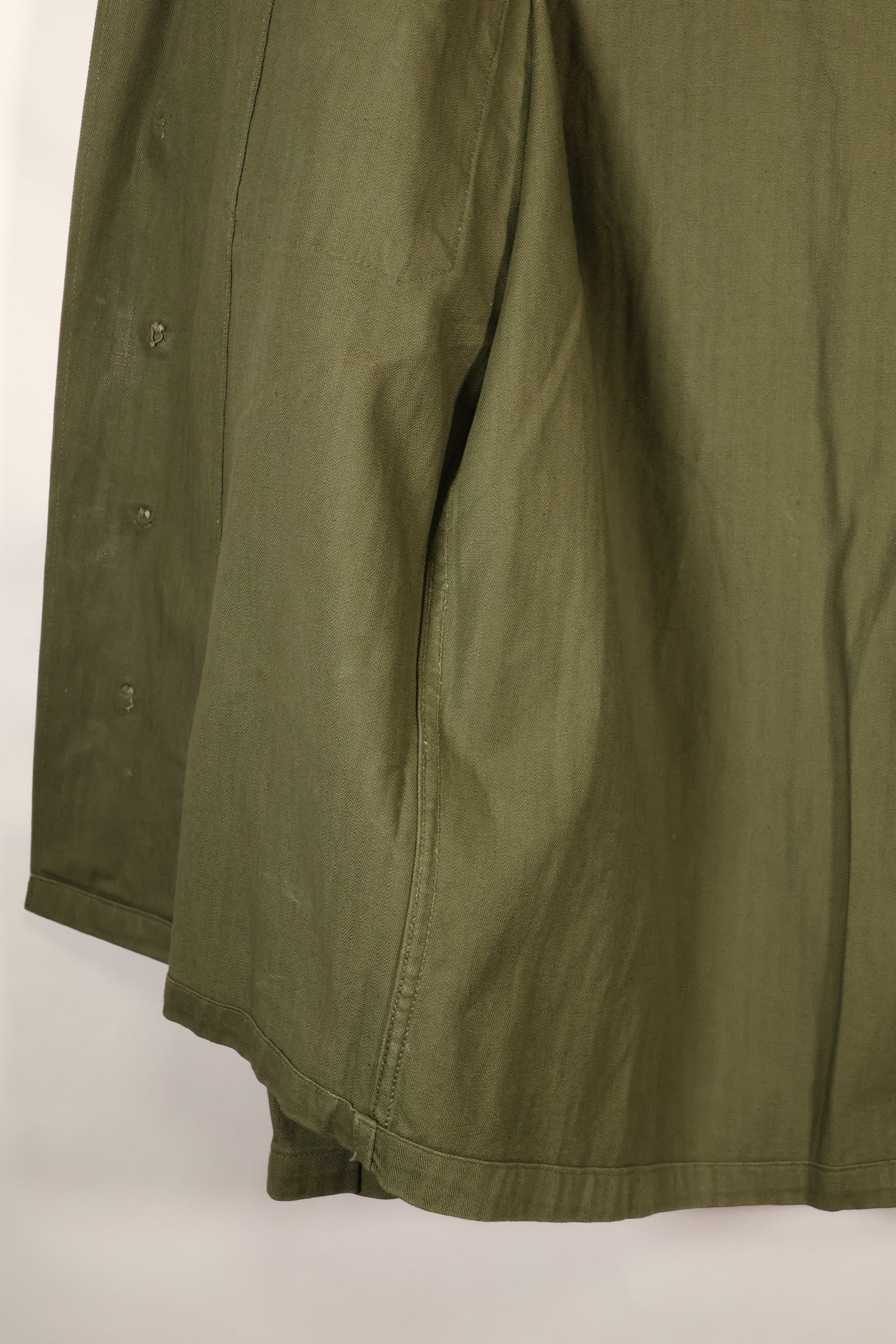 1947年契約　SMALL　M-1947　HBT　ユーティリティシャツ　パッチ付き　中古品