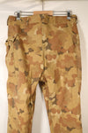 1960年代後半〜70年代前半頃　個人調達品　ミッチェル迷彩　USMC　WWII HBTパンツカット　リバーシブルパンツ　中古品