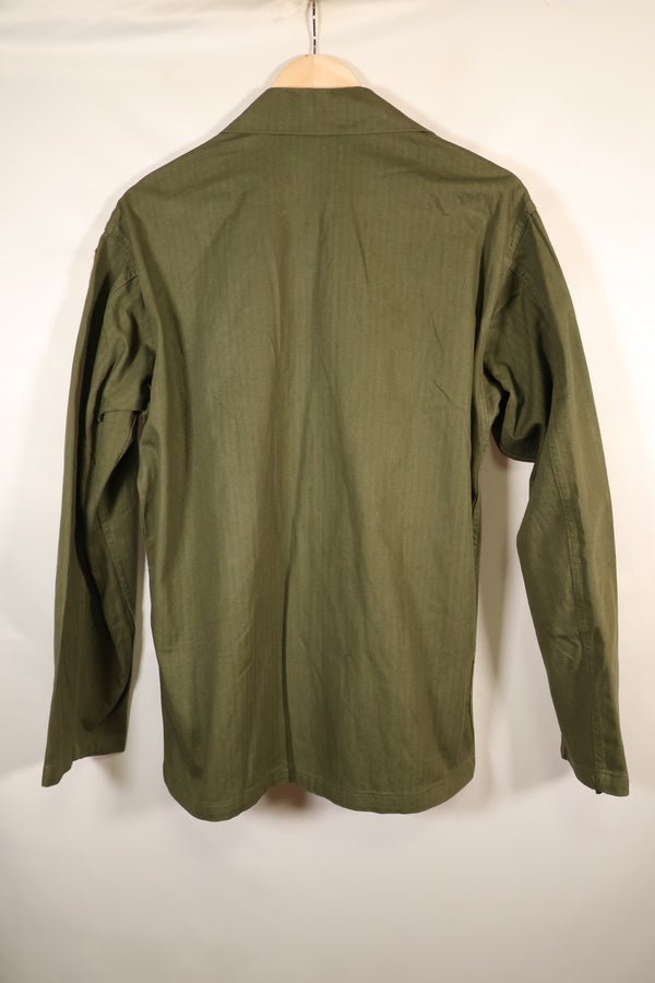 1947年契約　SMALL　M-1947　HBT　ユーティリティシャツ　パッチ付き　中古品