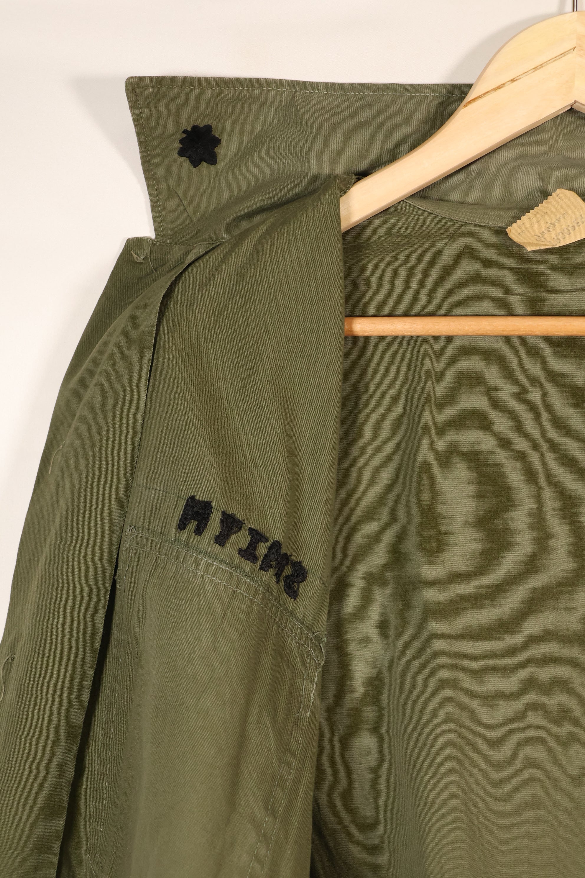 1960年代後半　LARGE　PX品　個人調達　OG-107　ユーティリティシャツ　海軍アドバイザー再現品　中古品