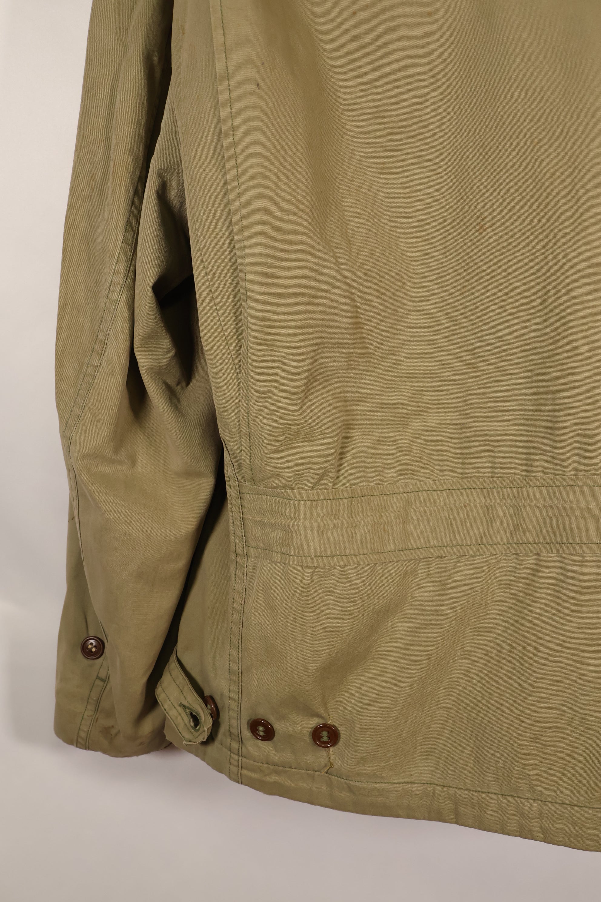 1940年代前半　大きめサイズ　アメリカ軍　M-1941　フィールドジャケット　ウール裏地　中古品