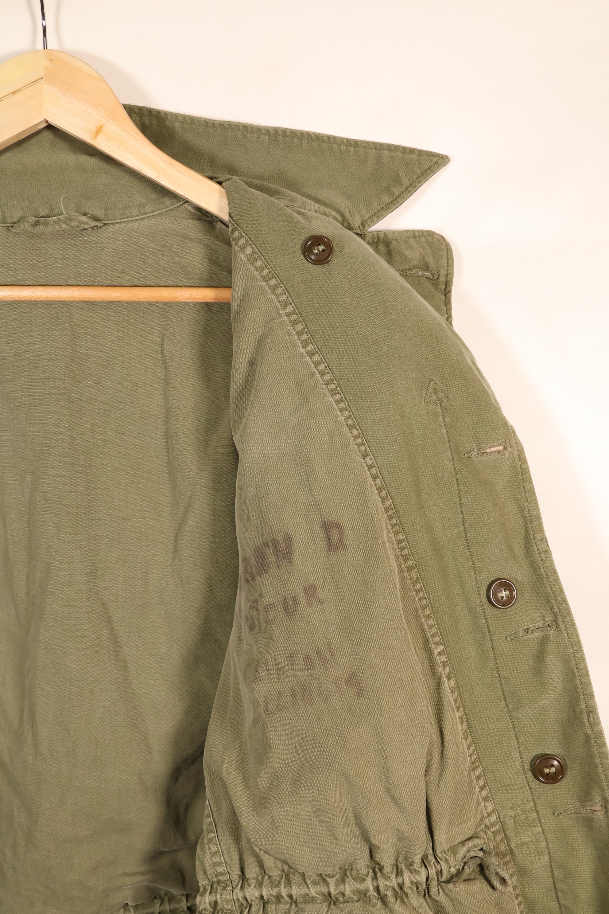 1940年代前半　42〜44程度　アメリカ陸軍　M-1943　フィールドジャケット　中古品