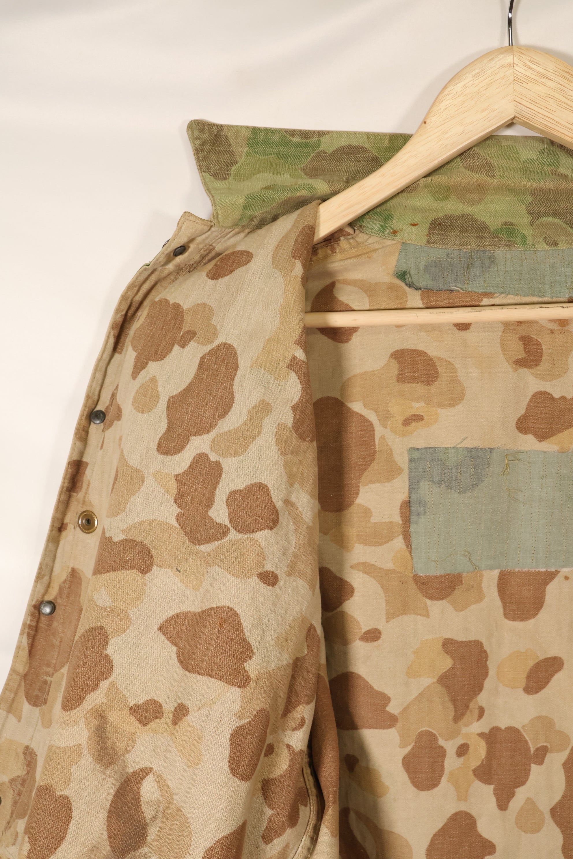 1940年代　WWII　USMC　P-44　フロッグスキン迷彩　ダックハンター　ジャケット　中古品