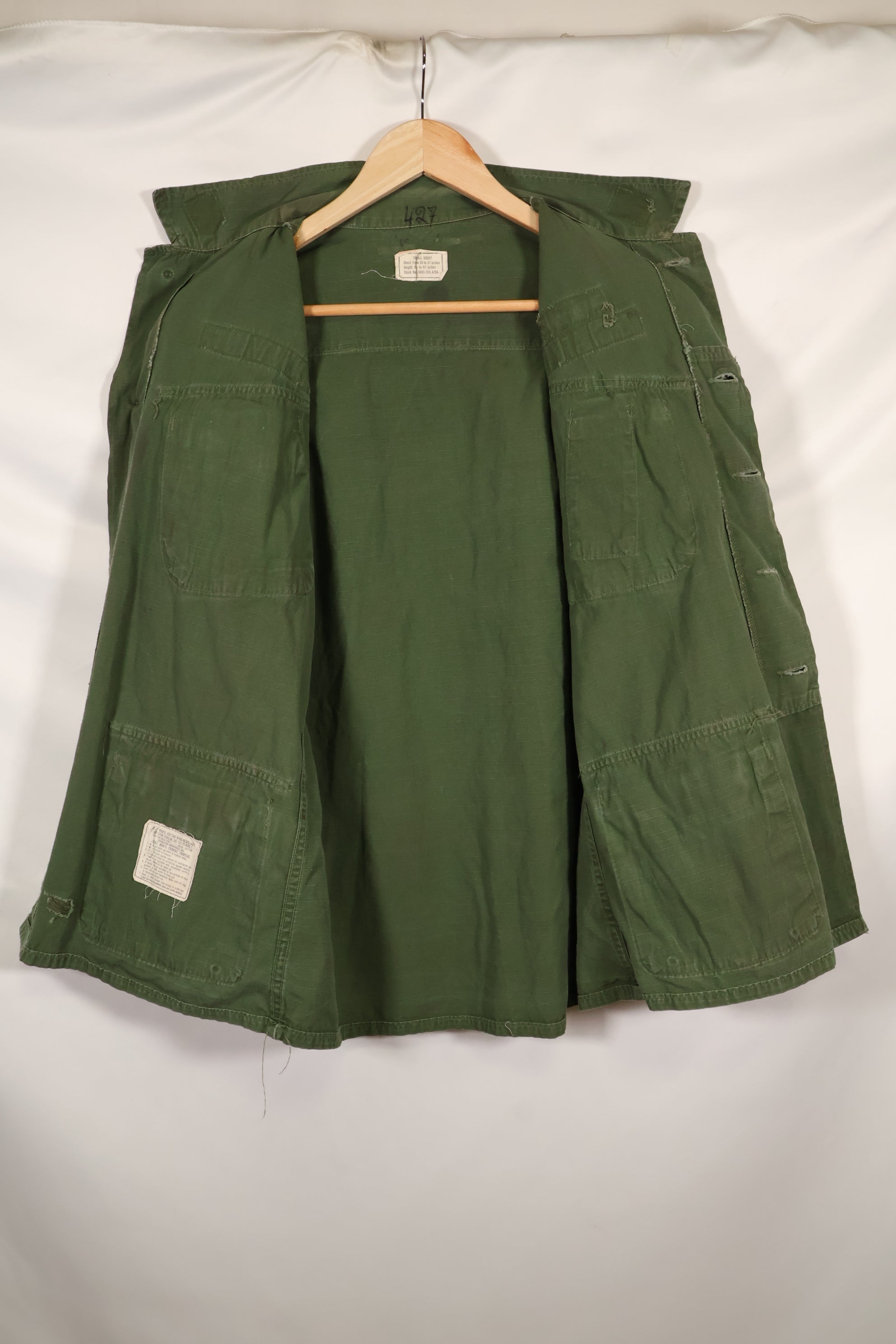 1969年頃　S-Sサイズ　4th Model ジャングルファティーグ　ジャケット　中古品　映画会社放出  I